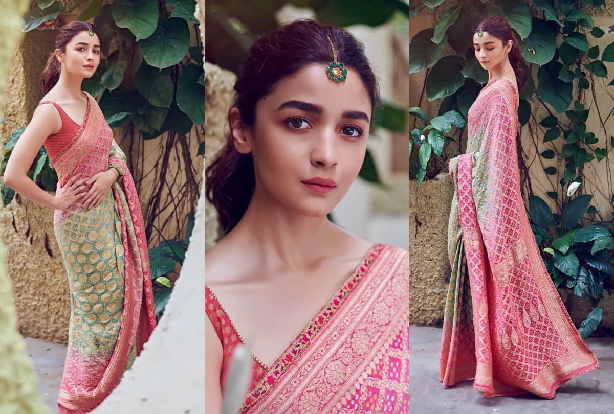 Alia Bhatt Stylish Blouse Designs gives Modern Look in Traditional dress