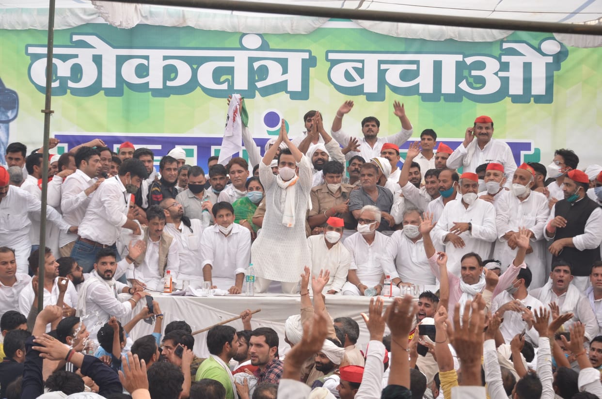 Jayanthi Chaudhary's Democracy Save rally in Muzaffarnagar