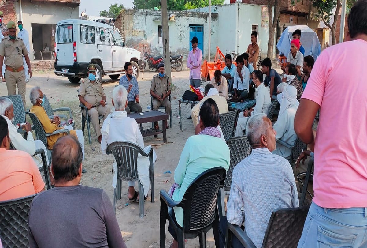 Panchayats running secretly in Hathras in between amid ethnic tensions administration meeting of peace committee