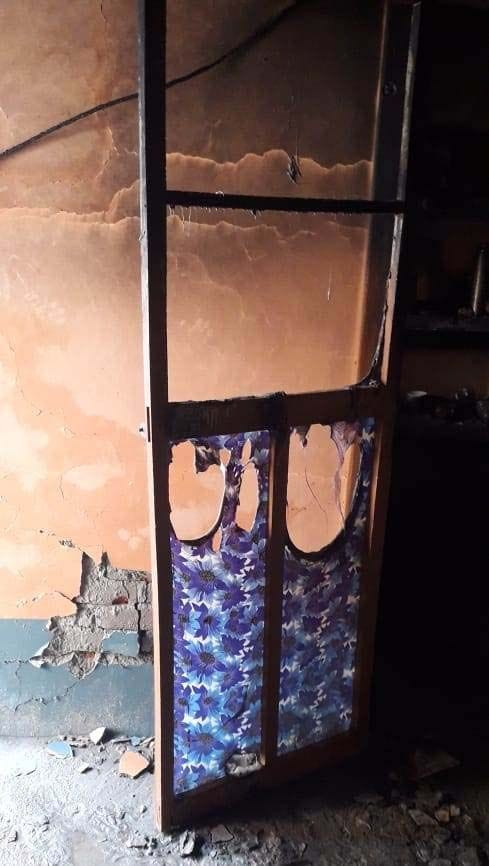 fire in home