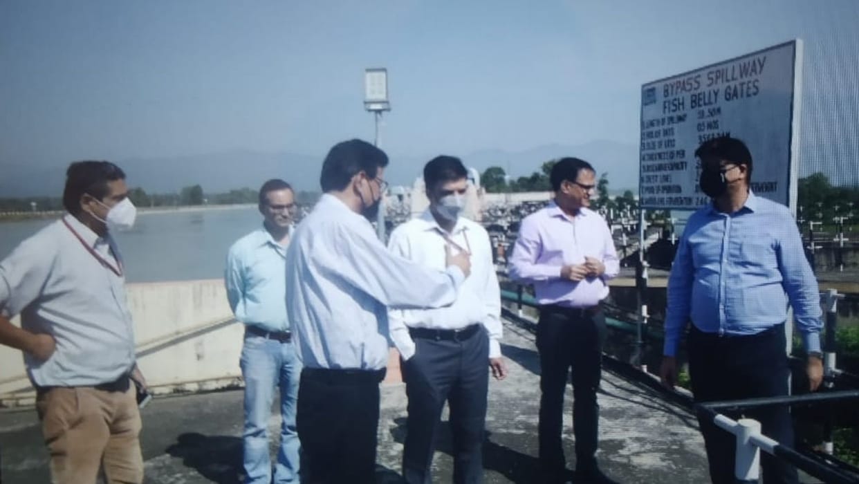 ED of NHPC inspects Tanakpur power station