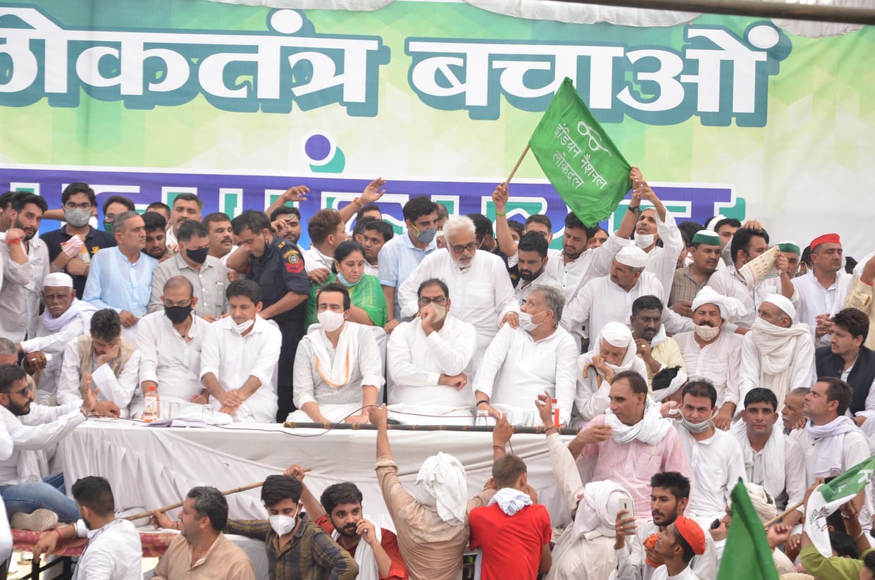 Save Democracy rally: SP, Congress and RLD alliance