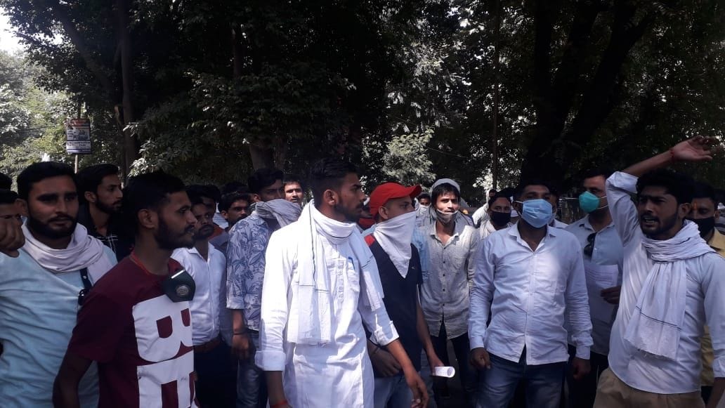 mahakal group protest for justice in case of himanshu death