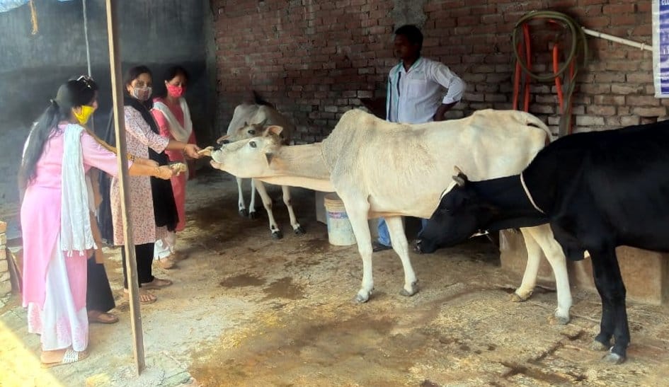 Navdisha distributed happiness to the needy
