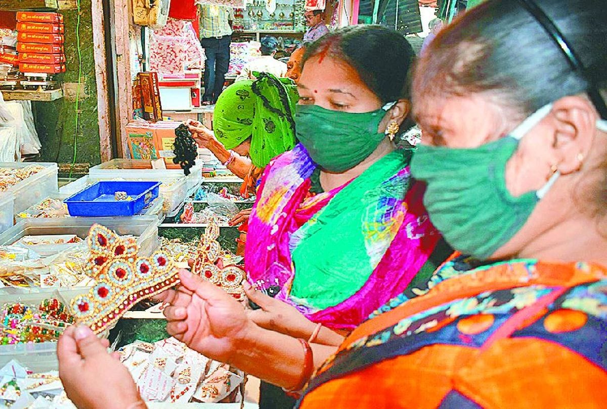 Navratri 2020: Throne Of Rajkot For Durga in Navratri At Market