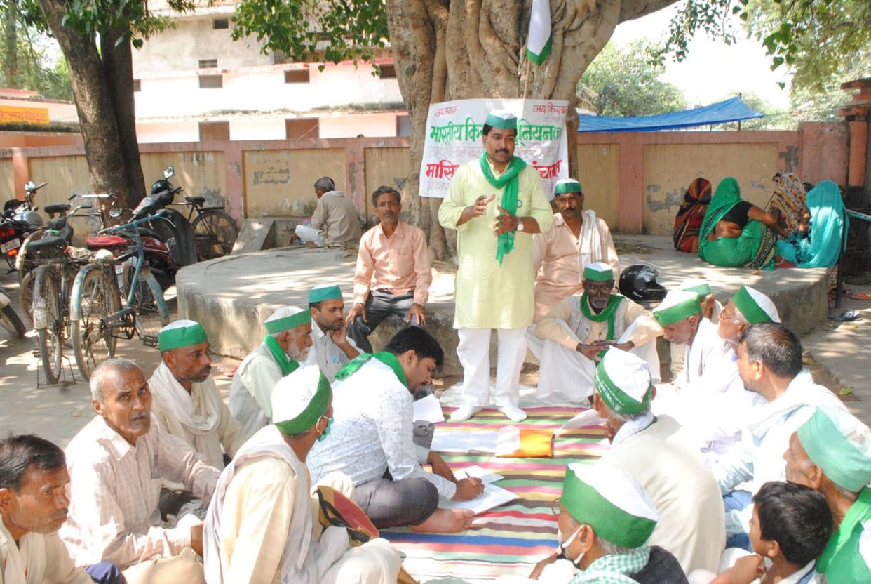 Case of Anna cattle and canal operation echoed in Kisan Panchayat