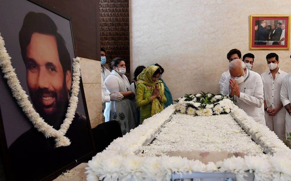 Prime Minister and Home minister paid tribute and Nitish Kumar will pay homage tomorrow ro to Ram Vilas Paswan