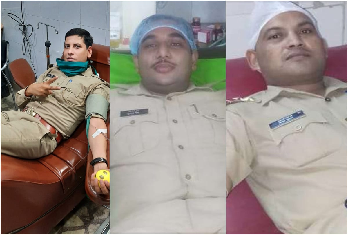 policemen will donate plasma for Corona patients in agra