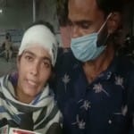 मामले की जानकारी देती महिला