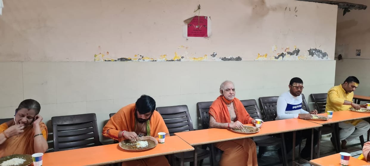 Mother Annapurna's prasad to devotees after seven months