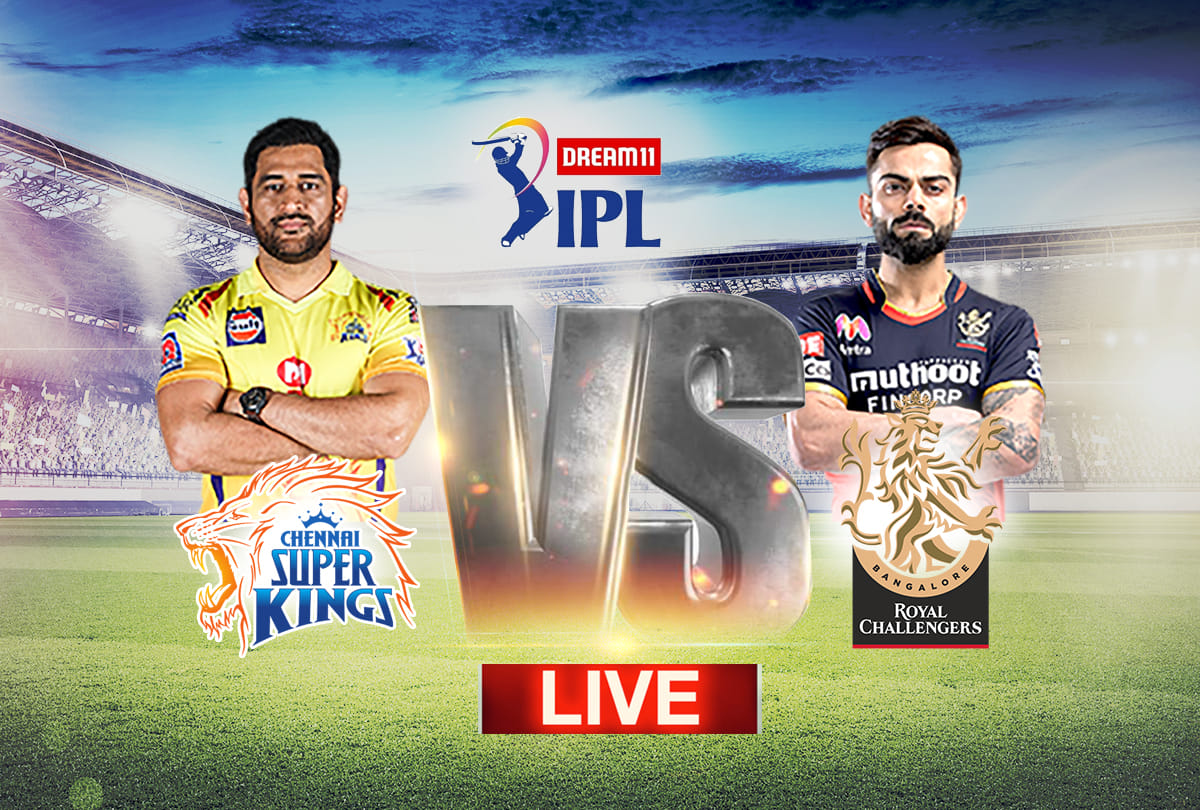 IPL 2020, RCB vs CSK Live Cricket Score Match Today News Updates in Hindi
