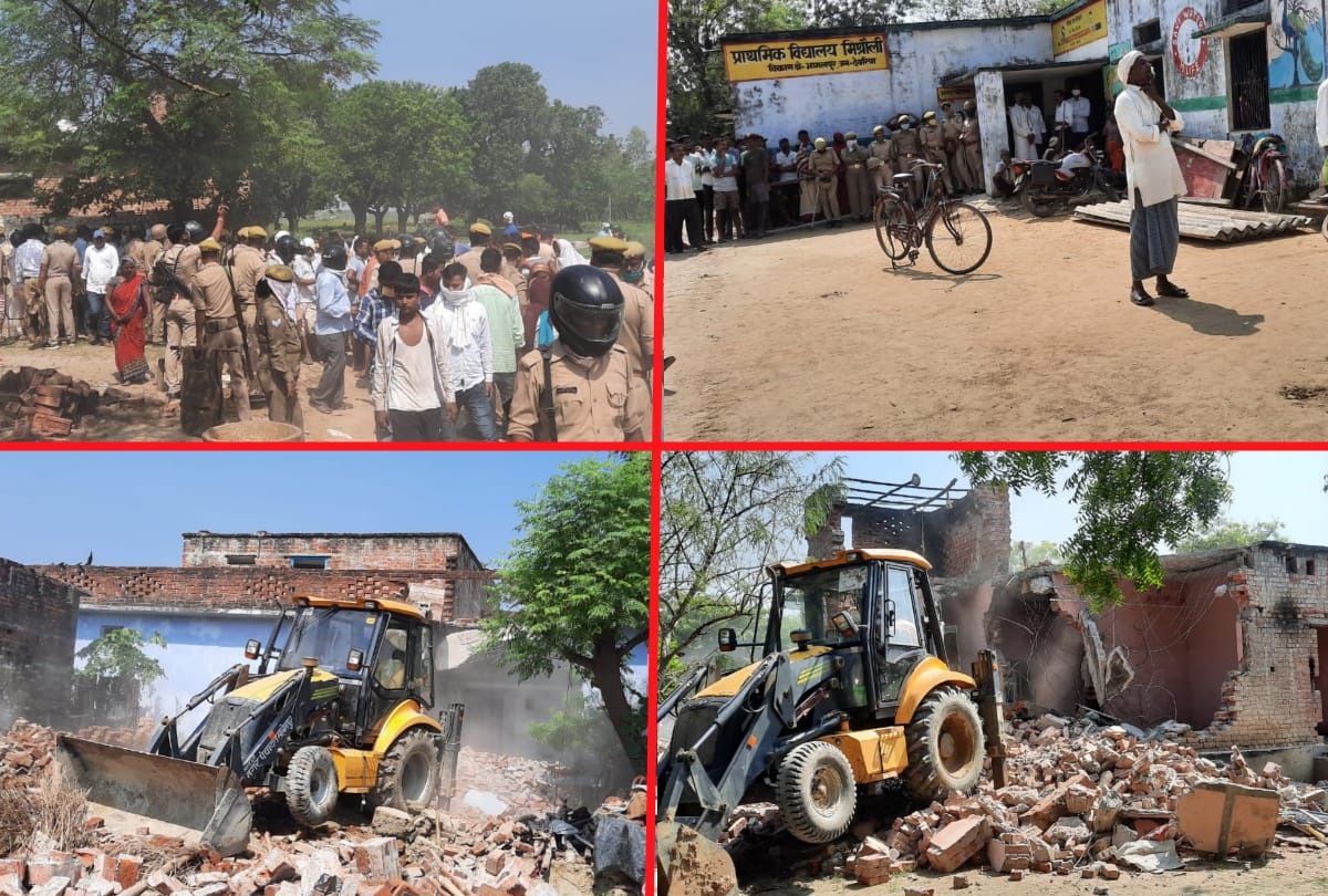 Administration removed possession from Gram Sabha land in deoria