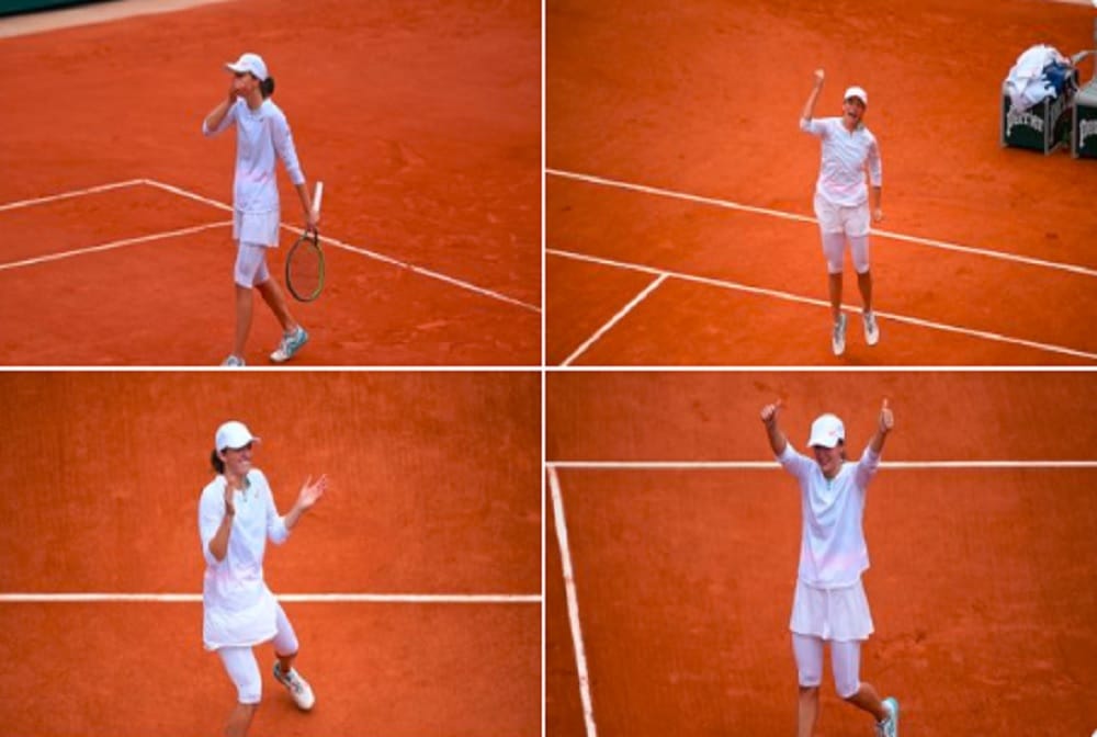 French Open Poland tennis player Iga Swiatek begins her title defence with victory on her 20th birthday
