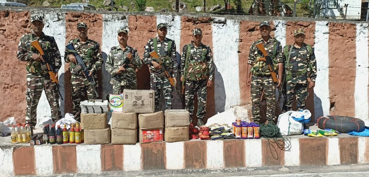 SSB caught illegal goods at the border
