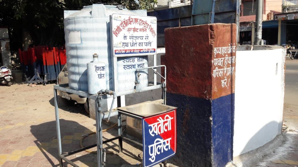 Sanitization machines became a showpiece