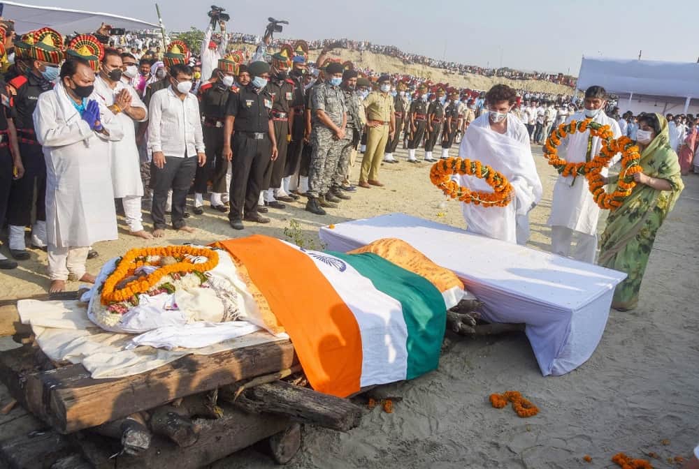ram vilas paswan cremation in patna, see photoes
