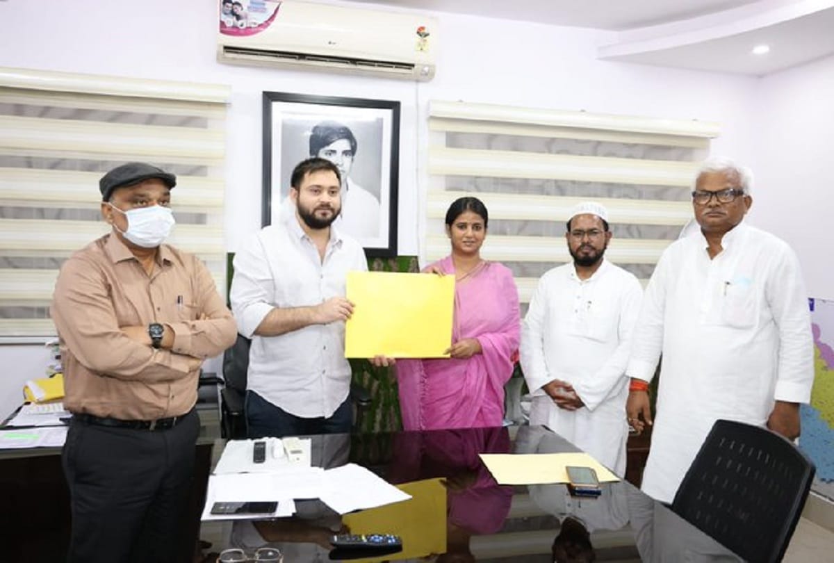 Bihar Election 2020, RJD issued ticket woman mukhiya Ritu Jaiswal