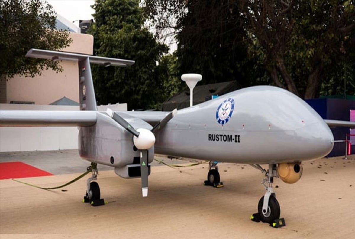 Rustom 2 drone, DRDO on Friday flight tested the Rustom2 indigenous prototype drone at chitradurga