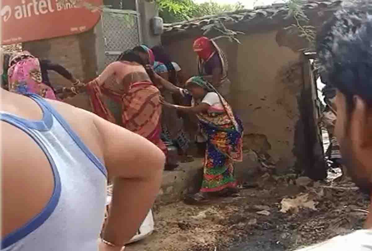 Tenant woman tied to tree and beaten