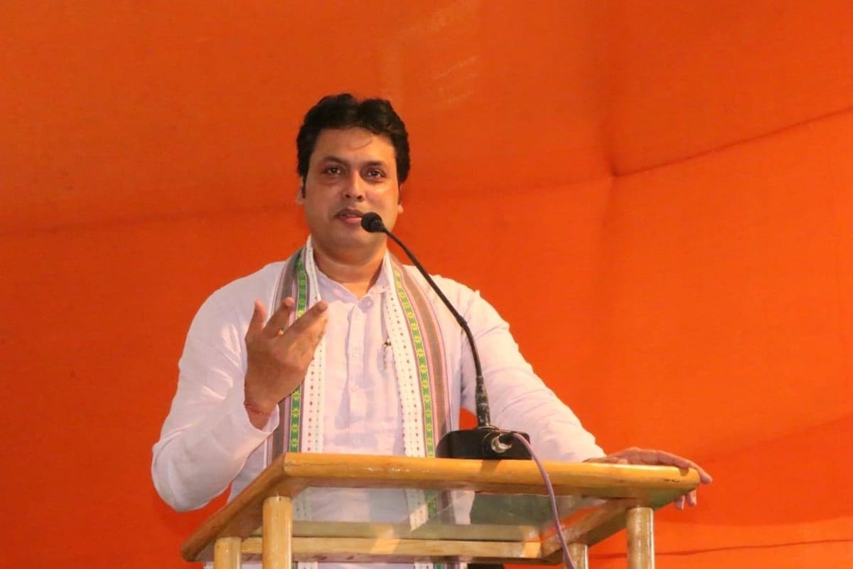 त्रिपुरा के मुख्यमंत्री बिप्लब कुमार देब (फाइल फोटो)