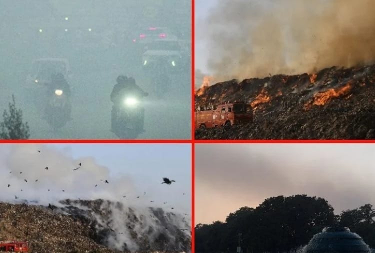 Chandigarh pollution increases by 20 Percent after Dumping ground fire