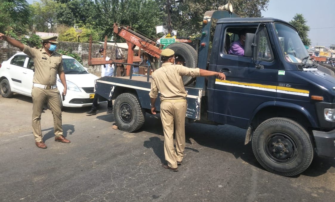 Invoices of vehicles parked in No Parking