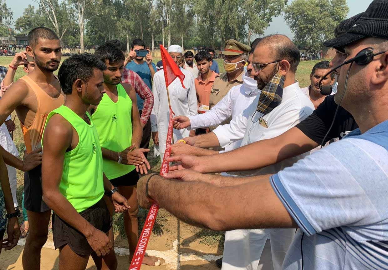 Saharanpur's Prince in first place in race