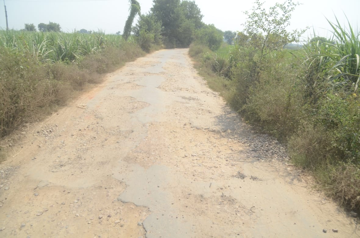When will the potholes of Kandera-Bamnauli route be filled?
