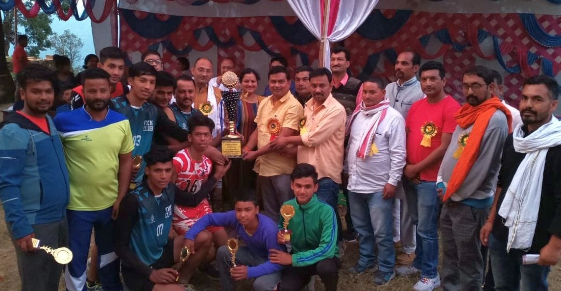DAV 'A' won volleyball competition