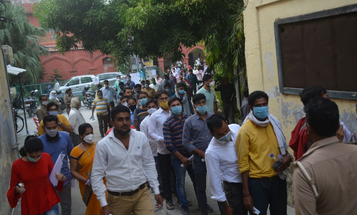 63 percent applicants attempt pcs pre exam in moradabad