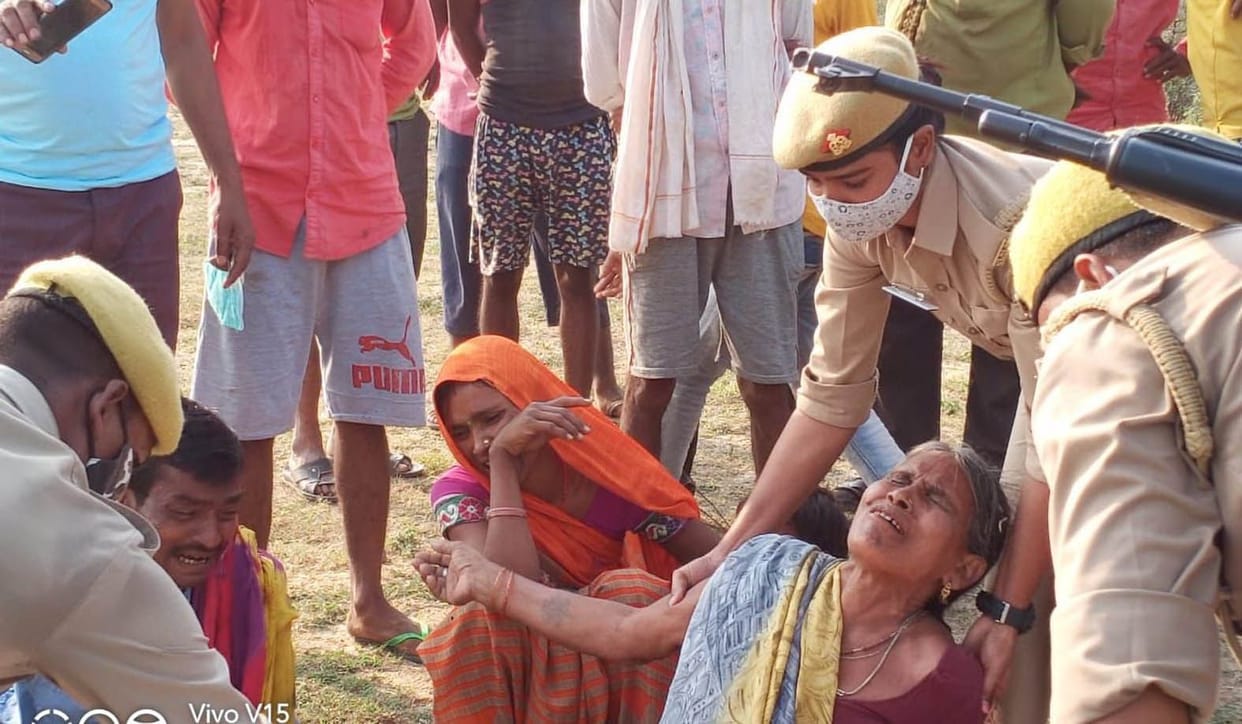 After killing the woman, the dead body was thrown in the field
