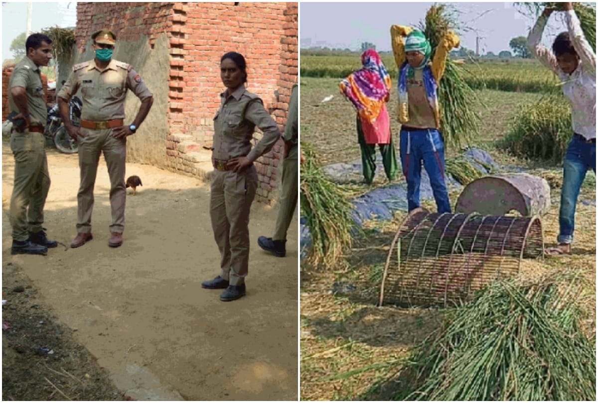 Hathras case normal situation getting restored in victims village people seems busy with works