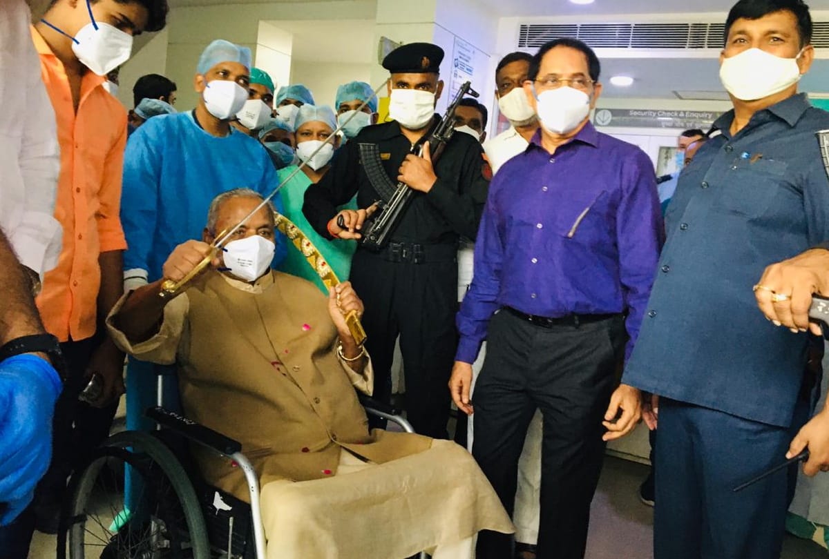 UP former CM kalyan singh covid 19 report negative discharge today from yashoda hospital ghaziaabad