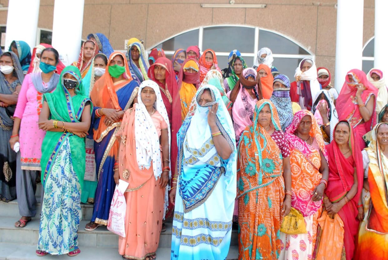 Women's protest against indecency