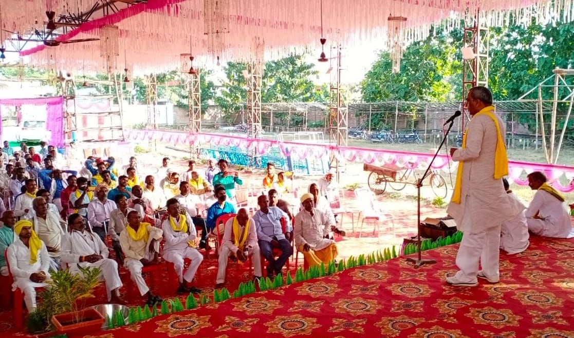 Om Prakash Rajbhar targeted the UP government over unemployment and law and order in Azamgarh