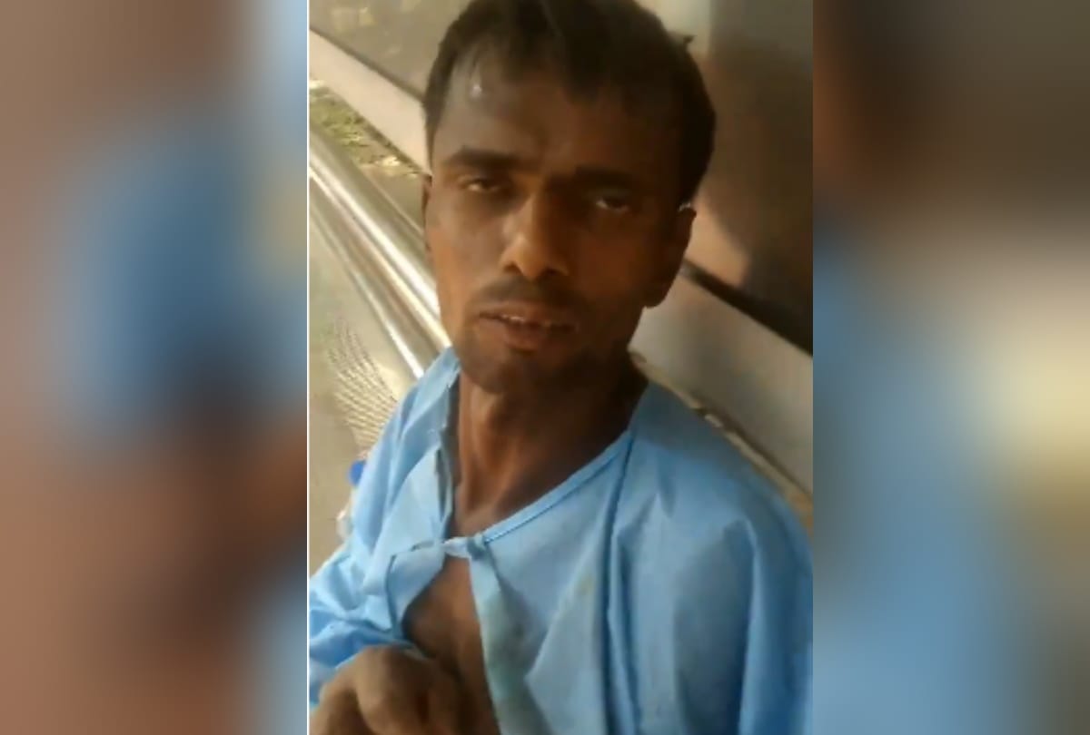 Delhi ram manohar lohia hospital send back patient whose legs had worms hands were badly injured now NGO getting him treated
