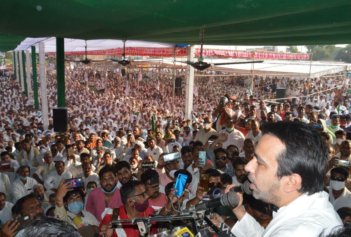 Mathura mahapanchayat against hathras lathicharge rld leader jayant chaudhary targets BJP