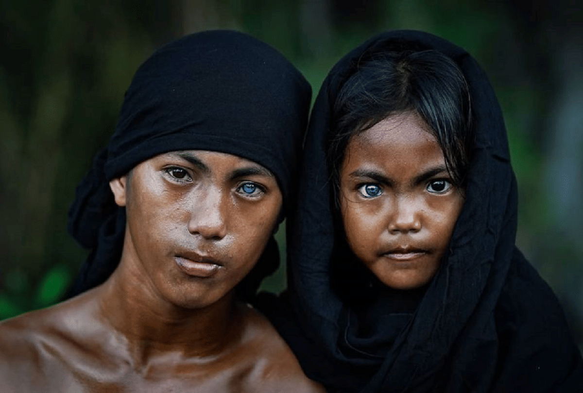 most stunning blue eyes of indonesian indigenous tribes due to waardenburg syndrome