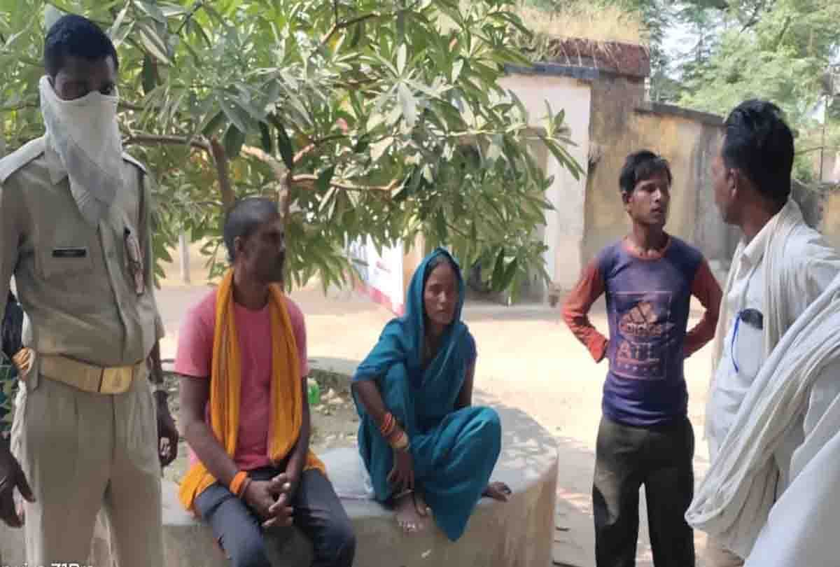 road accident in fatehpur, two people died and three injured