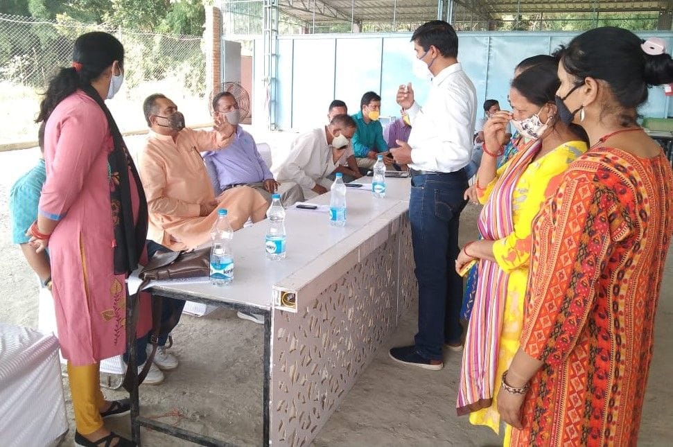 Damaged drinking water lines and roads should be repaired