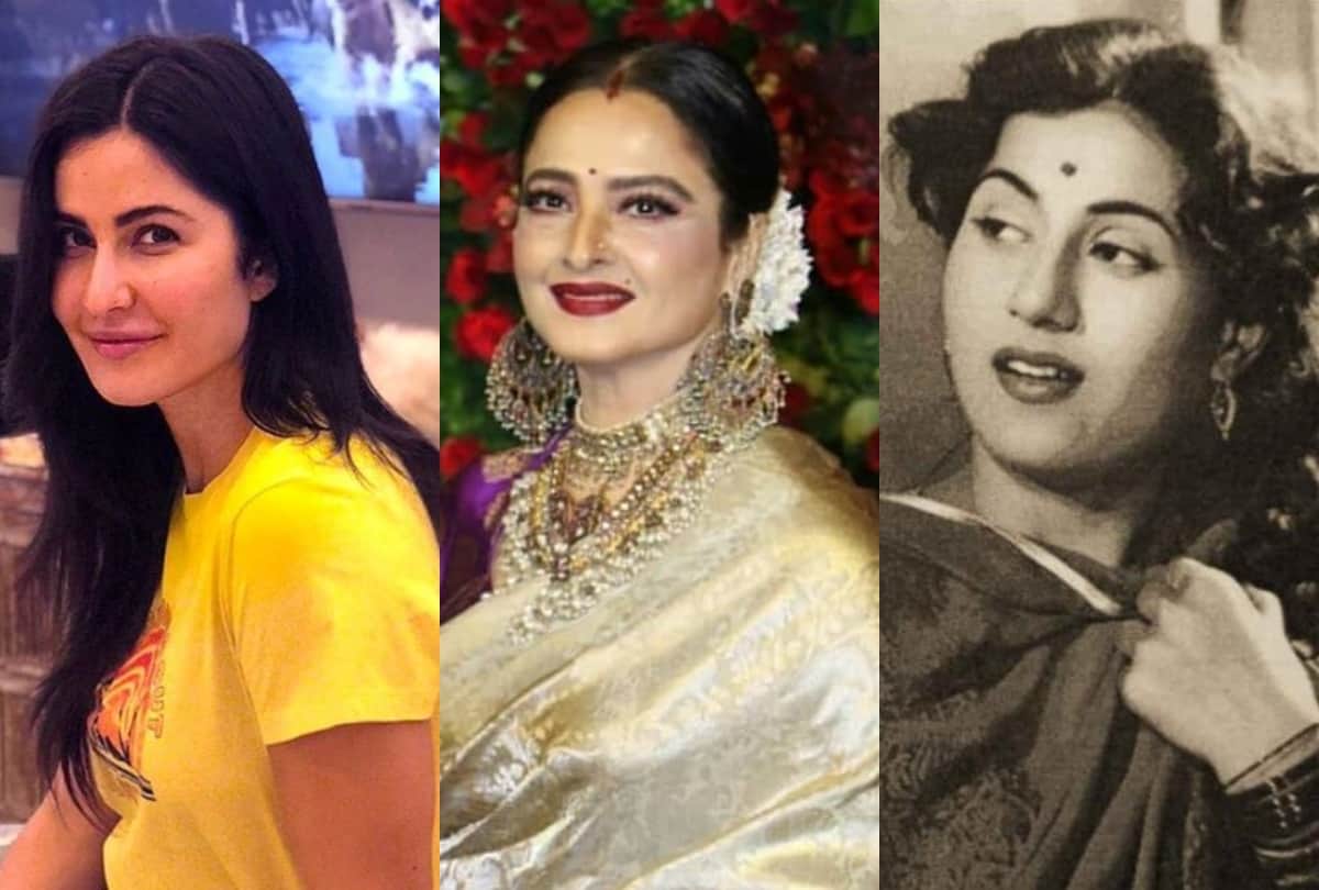 Katrina kaif rekha madhubala bollywood actresses and their real names
