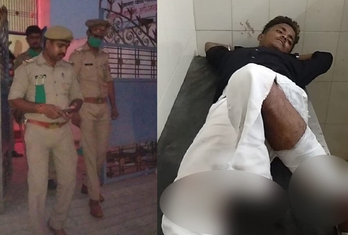 Pradhan son shot by miscreants