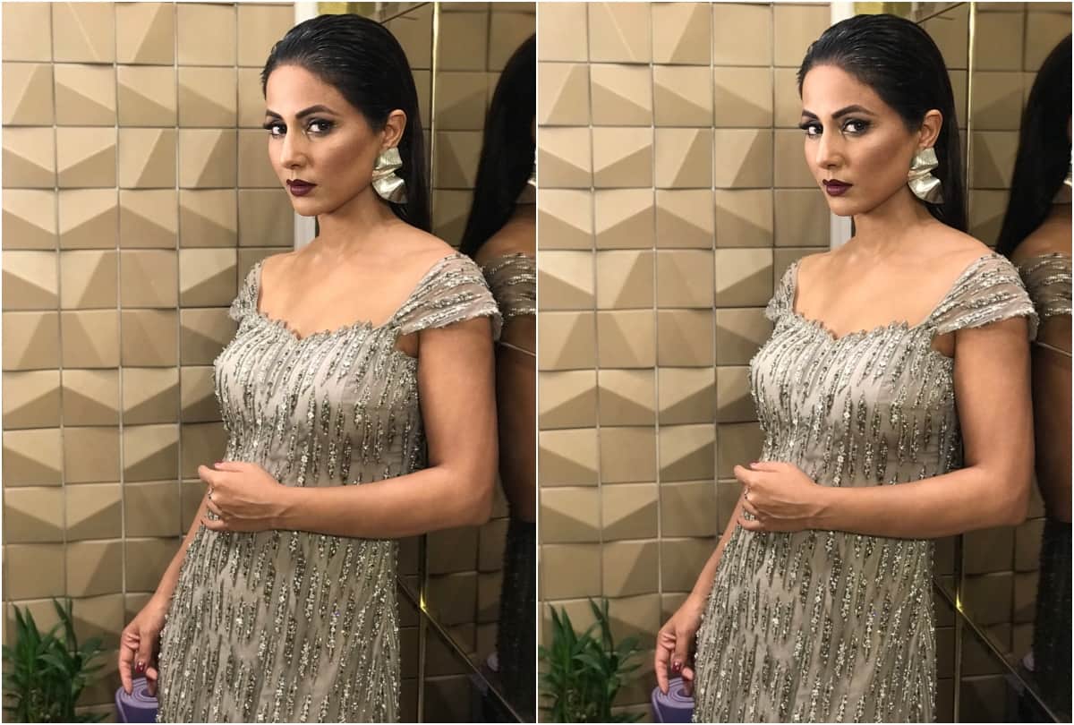 bigg boss 14 senior contestant hina khan trolled for makeup in gold award
