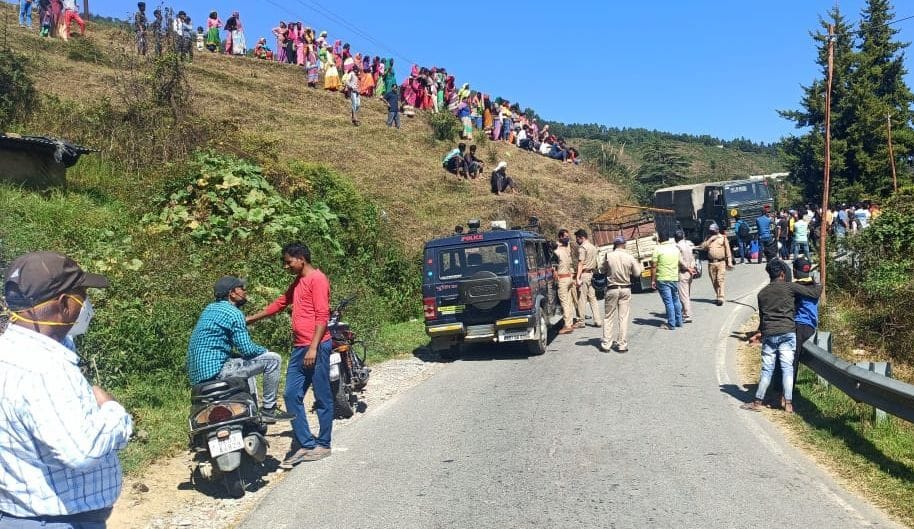 Army vehicle hit by bike, youth dies