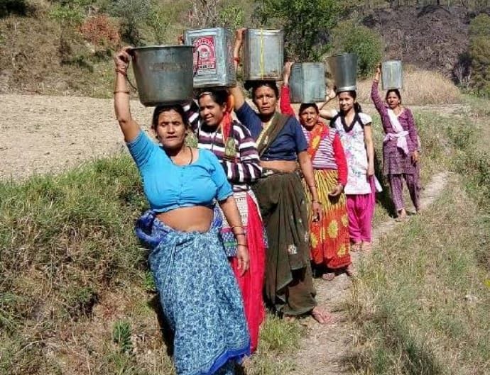 Six km run for a bucket of water