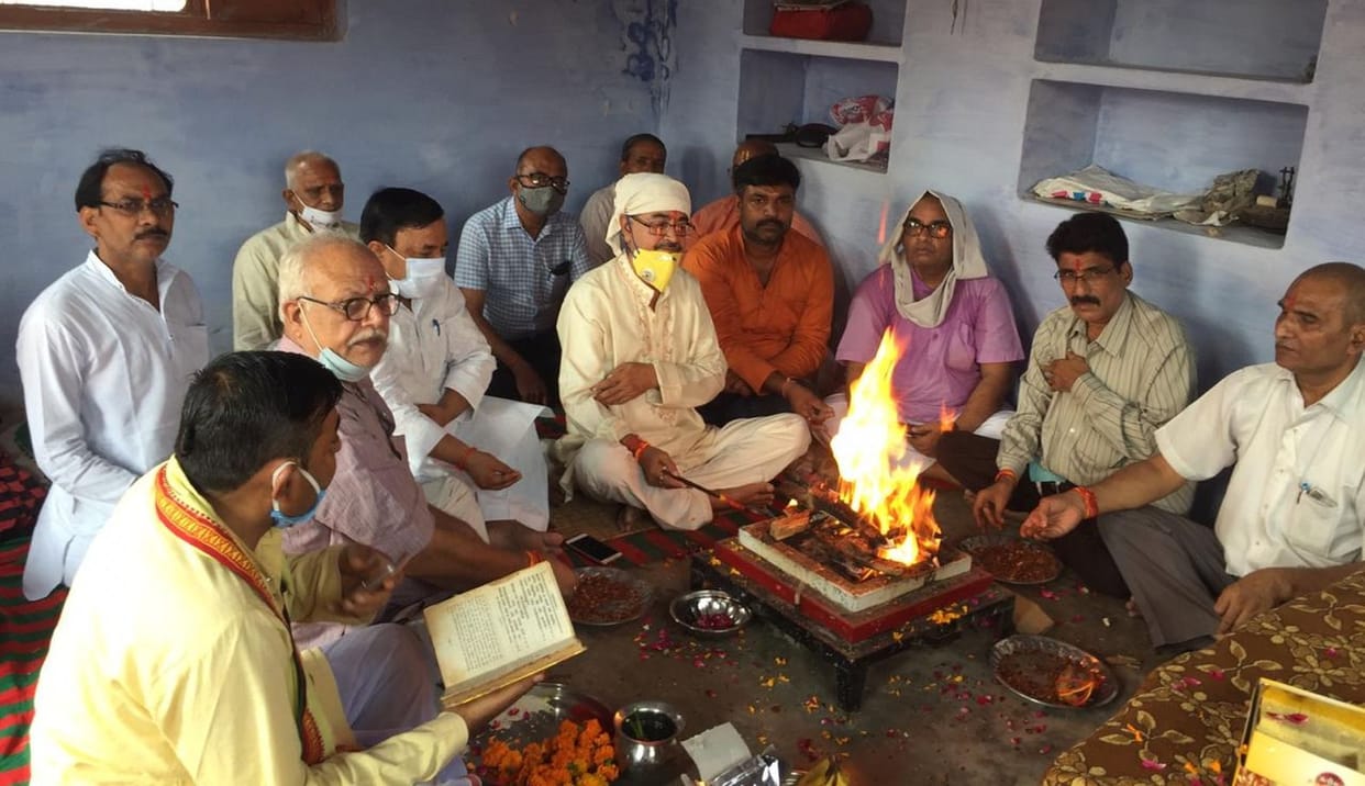 after worship of god ramleela started