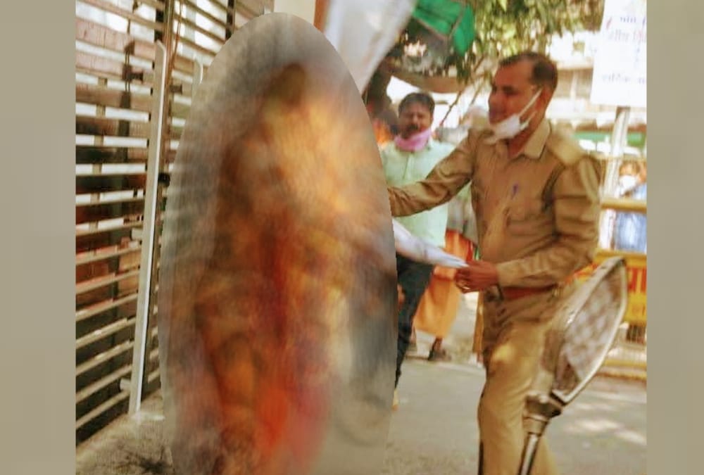 Odisha woman attempts self-immolation failing to sell land