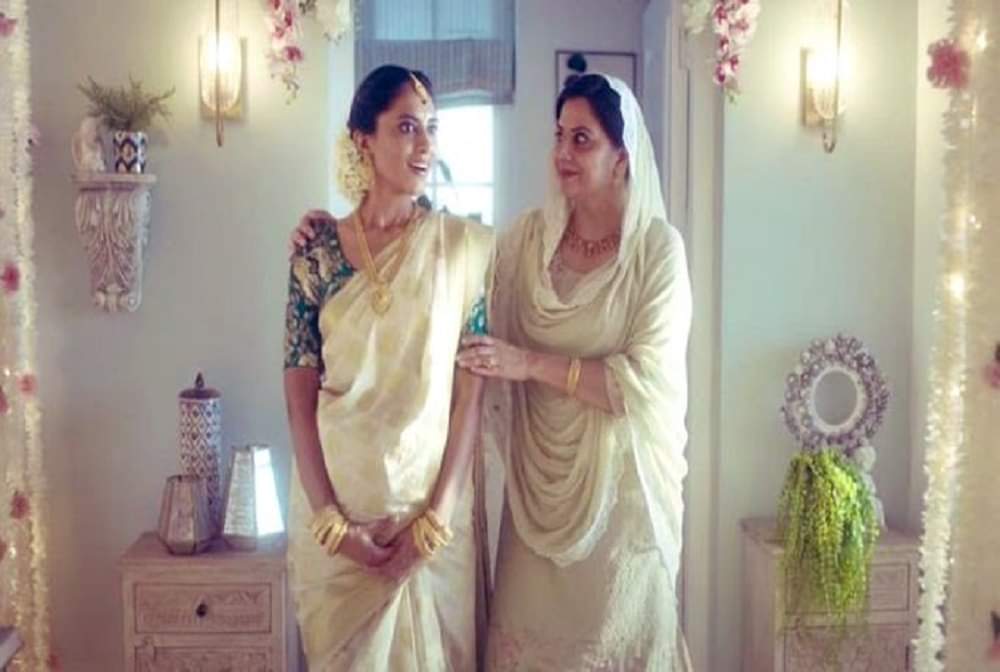 tanishq new tv commercial after controversy  neena gupta sayani gupta alaya f and nimrat kaur in advertisement