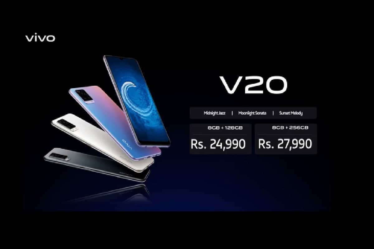 Vivo V20 launched in India with 44 megapixel front camera price in India and specifications
