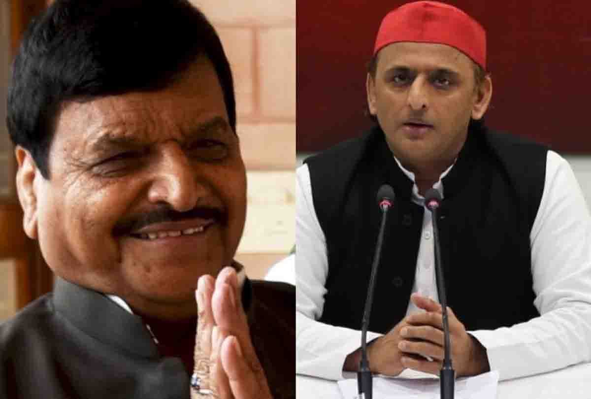 UP Election 2022: After five years, Akhilesh and Shivpal united, celebrating in Saifai